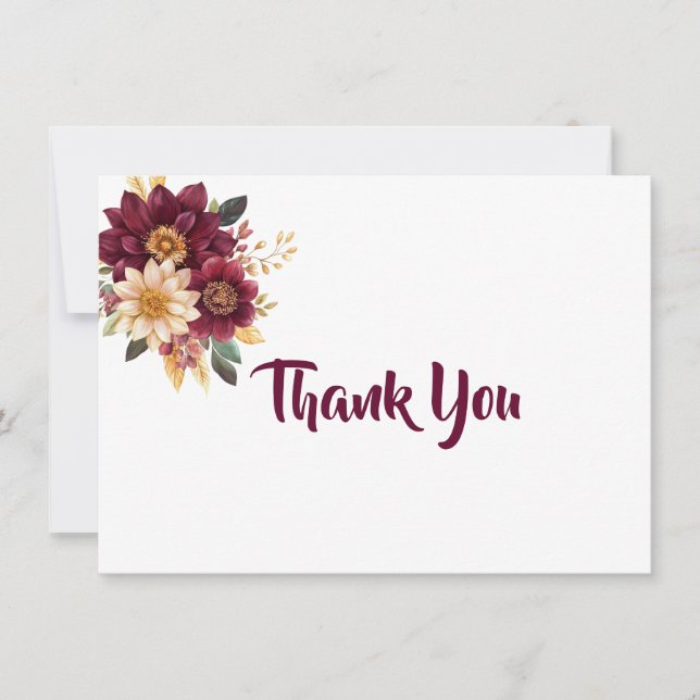 De Correspondance Carte Merci plat (Devant)