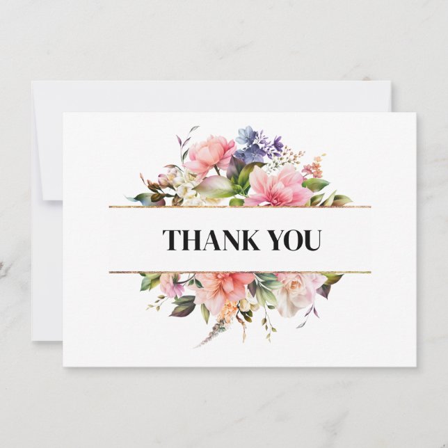 De Correspondance Carte Merci plat (Devant)