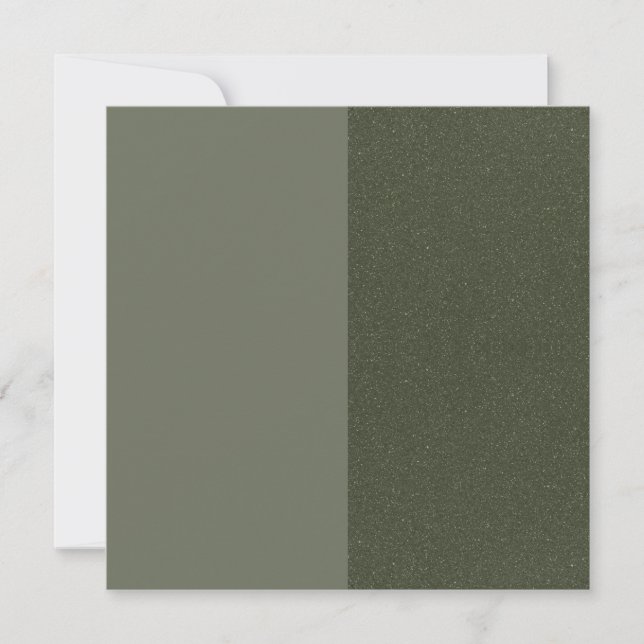 De Correspondance Carte Moss Green Split-Speckle Flat Note (Personna (Devant)