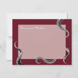 De Correspondance Carte octopus Red Note