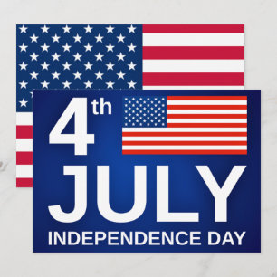 De Correspondance Carte Patriotique USA Independence Day 4 juillet