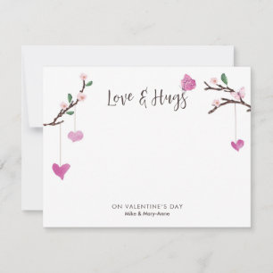 De Correspondance Carte personnalisée Valentines Day Note