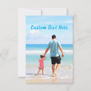 De Correspondance Carte photo et texte personnalisée - Votre concept