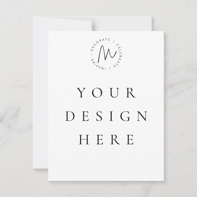 De Correspondance Carte plat 5,5 x 4,25 (Devant)