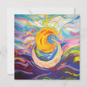 De Correspondance Carte Plat "Sun & Moon"