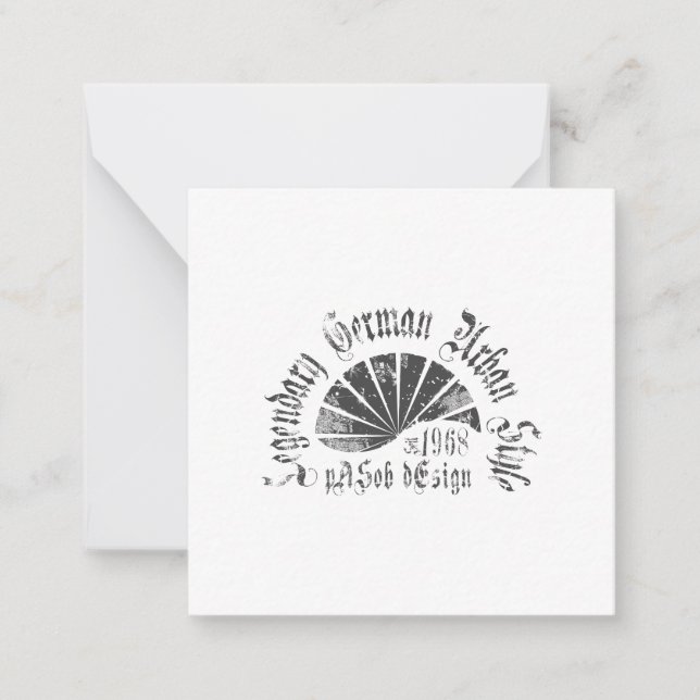 De Correspondance Carte plate 2,5" x 2,5" (Devant)