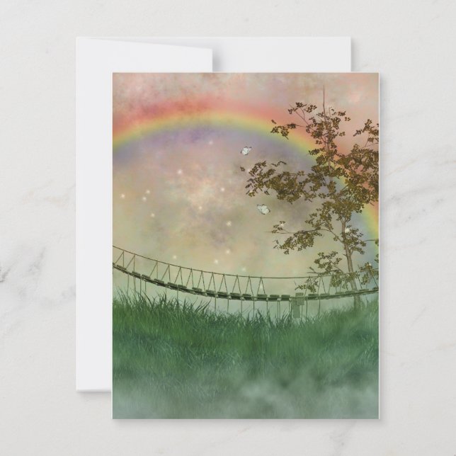 De Correspondance Carte plate Rainbow Bridge avec enveloppe (Devant)
