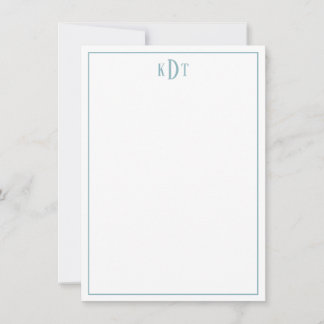 De Correspondance Carte pour notes fixe Hydrangea