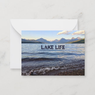 De Correspondance Carte pour notes Lake Life