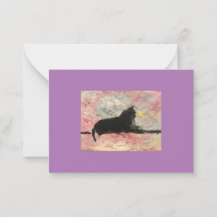 De Correspondance Carte pour notes plat
