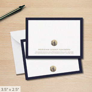 De Correspondance Carte professionnelle personnalisée Gold Logo