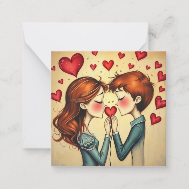 De Correspondance Carte Romantique (Devant)