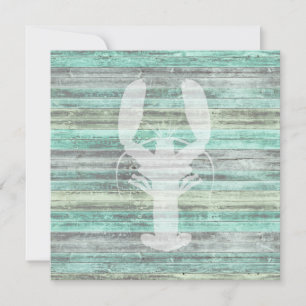 De Correspondance Carte Rustique Coastal Decor Lobster Note