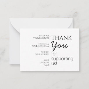 De Correspondance Carte simple, moderne, Merci plat
