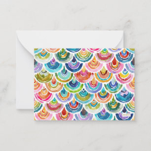 De Correspondance Carte STRANGEBOW Colorée Scallop Note