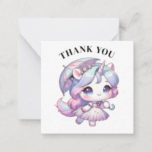 De Correspondance Carte Unicorn Merci