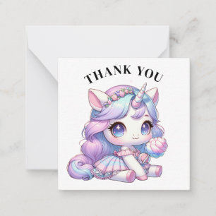 De Correspondance Carte Unicorn Merci