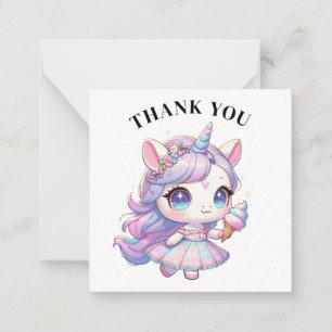 De Correspondance Carte Unicorn Merci