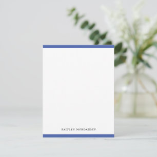 De Correspondance Classique Moderne Carte Personnalisée avec Bordure