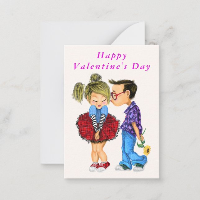 De Correspondance Couple romantique mignon Votre Carte I Love You (Devant)