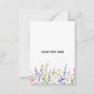 De Correspondance Créez votre propre carte plate à motif floral