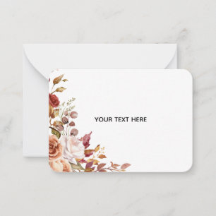 De Correspondance Créez votre propre carte plate florale