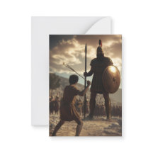 David vs Goliath : Carte (vide à l'intérieur)