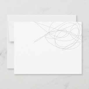 De Correspondance DESIGNER SCRIBBLE Papier personnel / Carte pour no