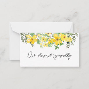 De Correspondance En mémoire Sympathy Memorial Angel carte fleuriste