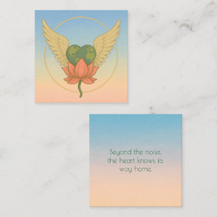 De Correspondance Encouragement : Le coeur connaît la carte à note p