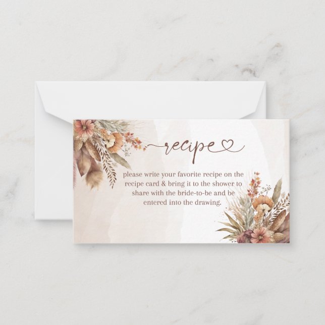 De Correspondance fait avec la recette d'amour carte insert (Devant)