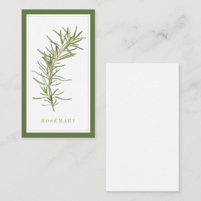 De Correspondance FROID ROSEMAIRE 3,5x2 / Carte à plat verte (Devant / Derrière)