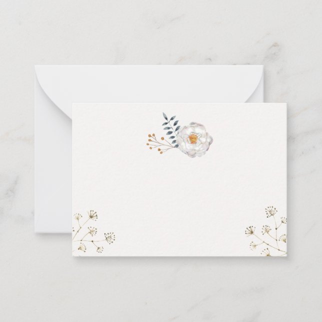 De Correspondance Georgina Mini Carte pour notes (Devant)