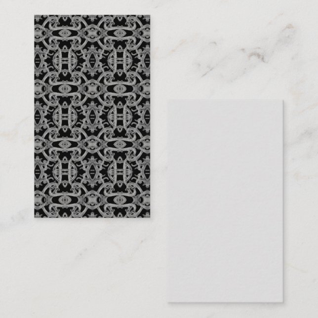 De Correspondance GOTHIC 3,5x2 Carte à plat / Verticale (Devant / Derrière)