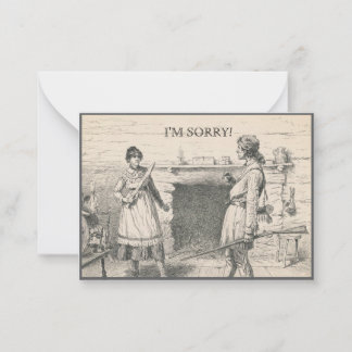 De Correspondance Je suis désolé carte