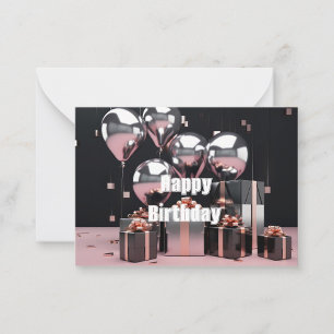 De Correspondance Joyeux Anniversaire Carte Plate à Note