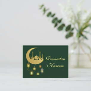 De Correspondance La Mosquée D'Or Sur La Carte Moon Eid Moubarak