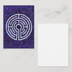 De Correspondance LABYRINTH VIII 3.5x2.5 Carte à billets plats