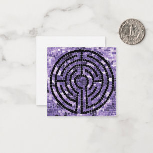 De Correspondance LABYRINTHE VI Carte plate carrée 2,5"