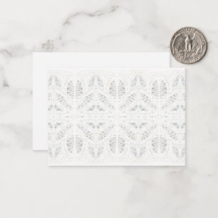 De Correspondance LACE BATTENBURG 3,5x2,5 Carte plate / Horizontale
