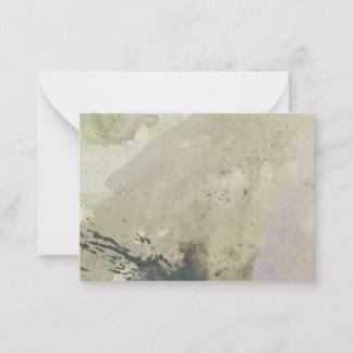 De Correspondance "Marcher dans le sable" : Carte d'origine Abstrait