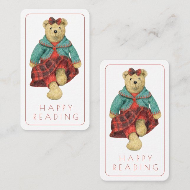De Correspondance MRS. SIGNET BEAR - Carte 3.5x2 (Devant / Derrière)