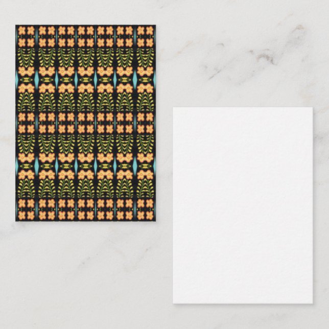 De Correspondance NOCTURNE 3.5x2.5 Carte à note plate / Vertical (Devant / Derrière)