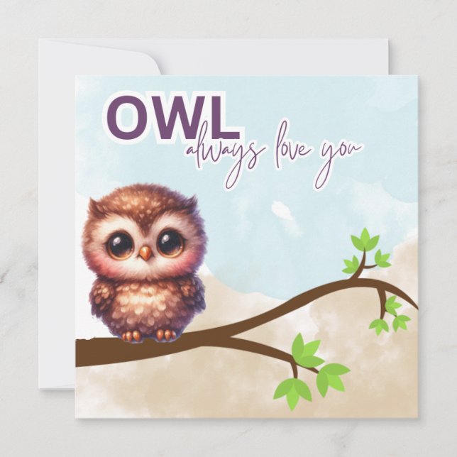 De Correspondance OWL Toujours Aimer Votre Carte (Devant)