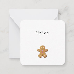 De Correspondance Pain d'épices Homme Mini Remerciements Carte Note