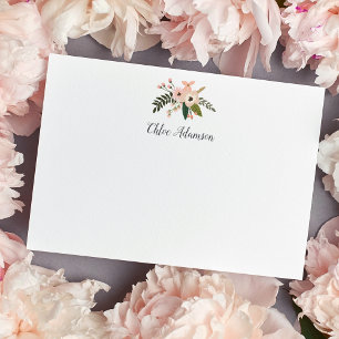 De Correspondance Papier à lettres personnalisées Peach Meadow Carte
