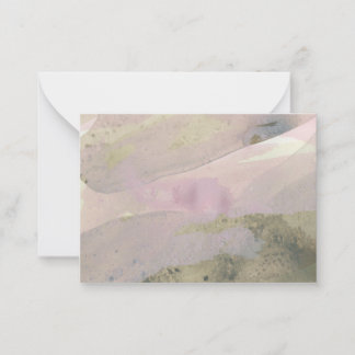 De Correspondance "Seaside Memories" : Carte d'Art Abstrait original