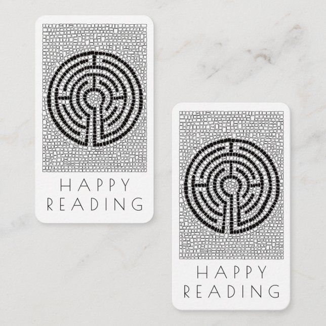 De Correspondance SIGNET LABYRINTH VII - Carte 3,5x2 + texte (Devant / Derrière)
