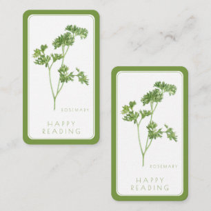 De Correspondance SIGNET PARSLEY FRAIS - Carte 3.5x2 + vert texte