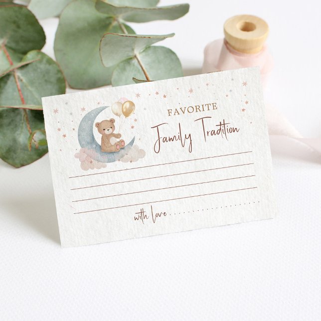De Correspondance Sur la carte Moon Favorite Family Traditions (Créateur téléchargé)